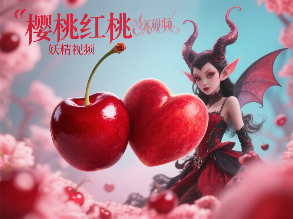 樱桃 红桃 妖精 视频：樱桃红桃精灵影像